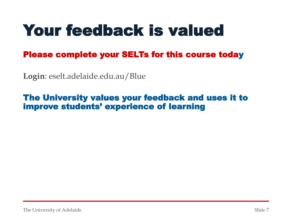 your feedback is valued your feedback is valued