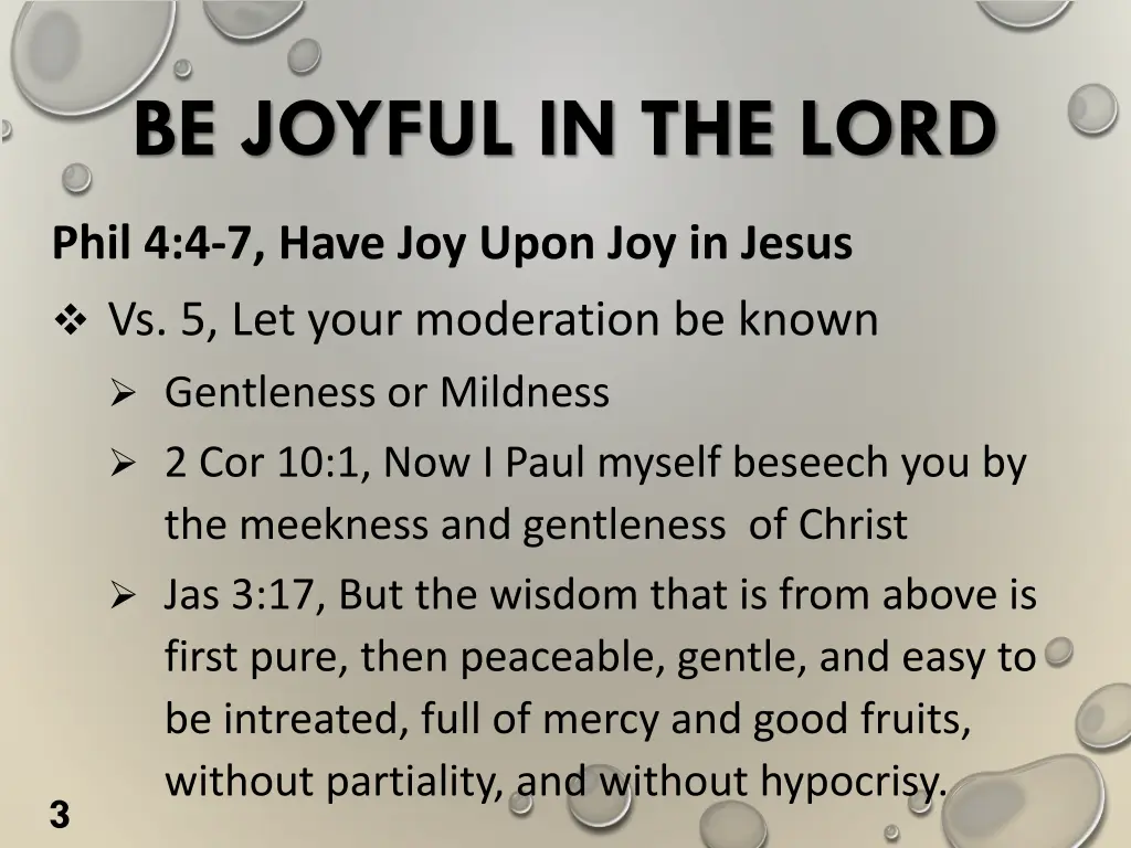 be joyful in the lord 1