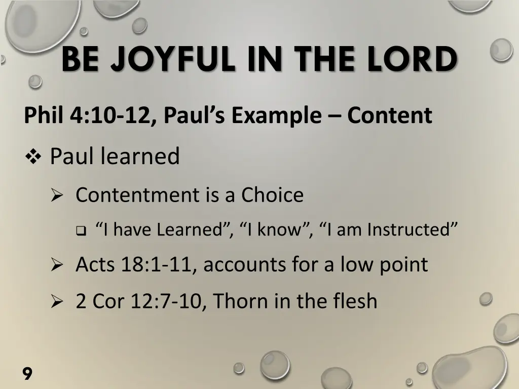 be joyful in the lord 7