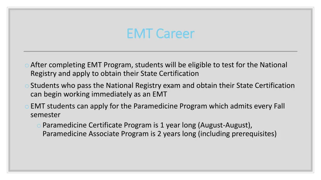 emt career emt career