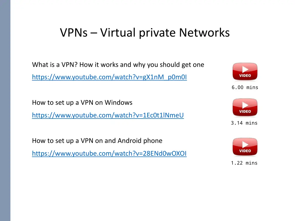 vpns virtual private networks