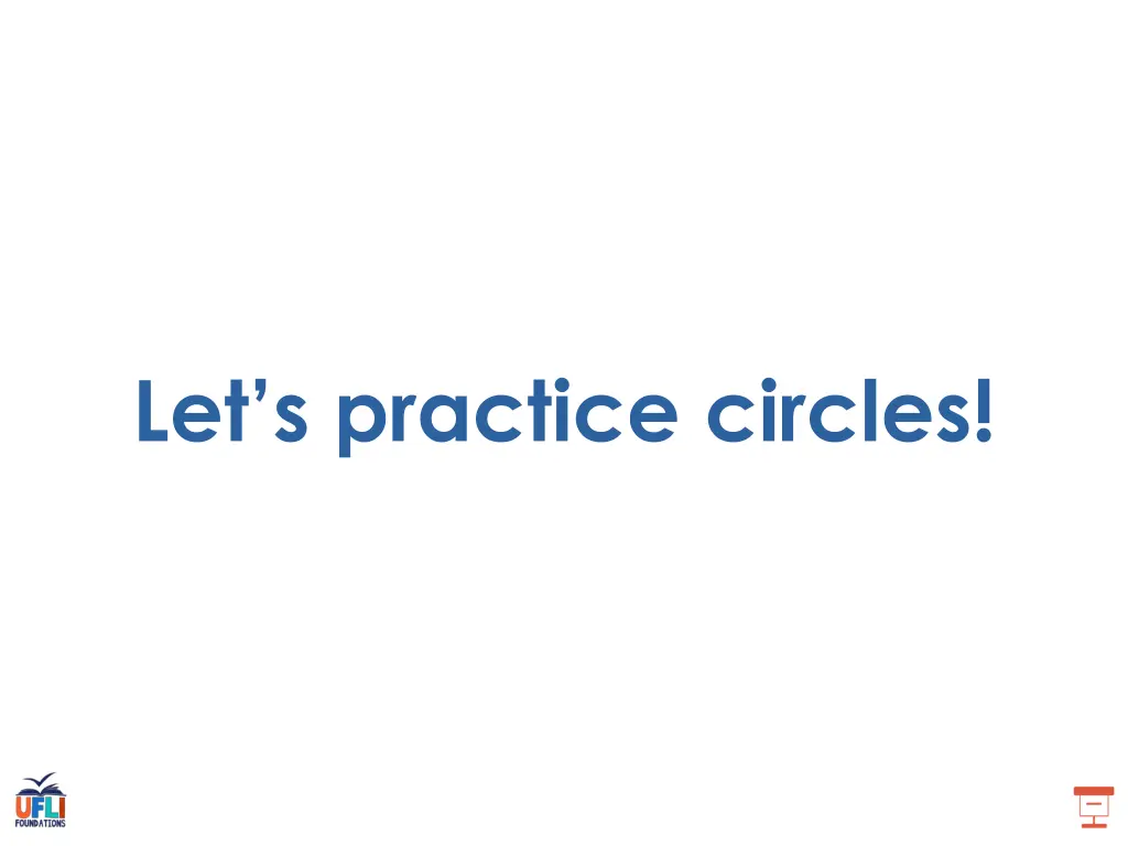 let s practice circles