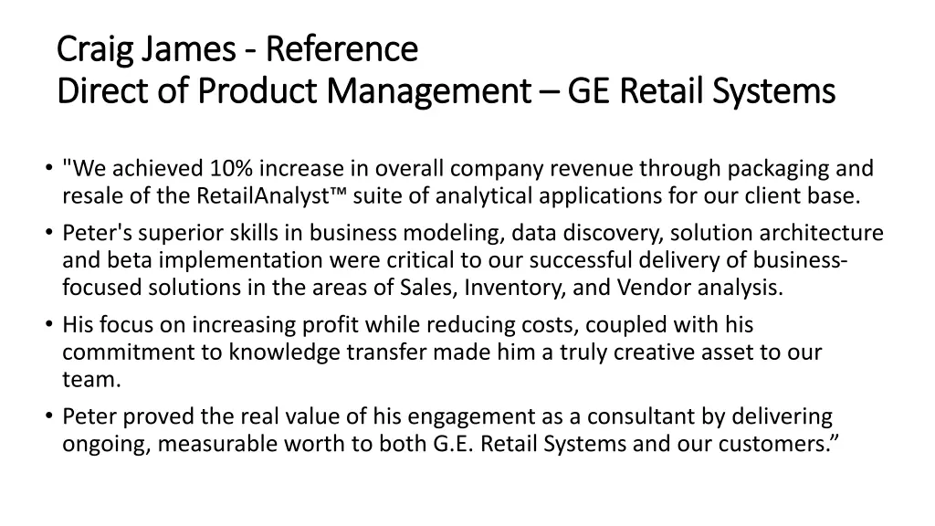 craig james craig james reference direct