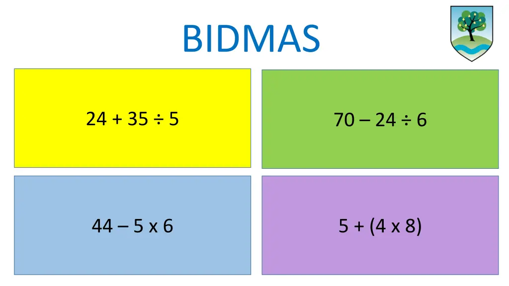 bidmas