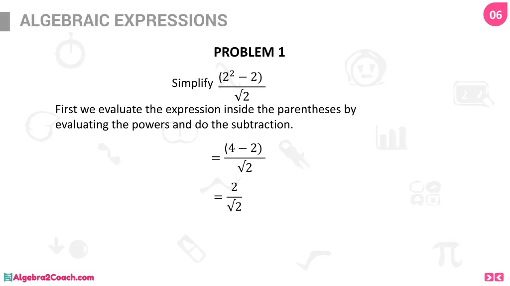 algebraic expressions 5