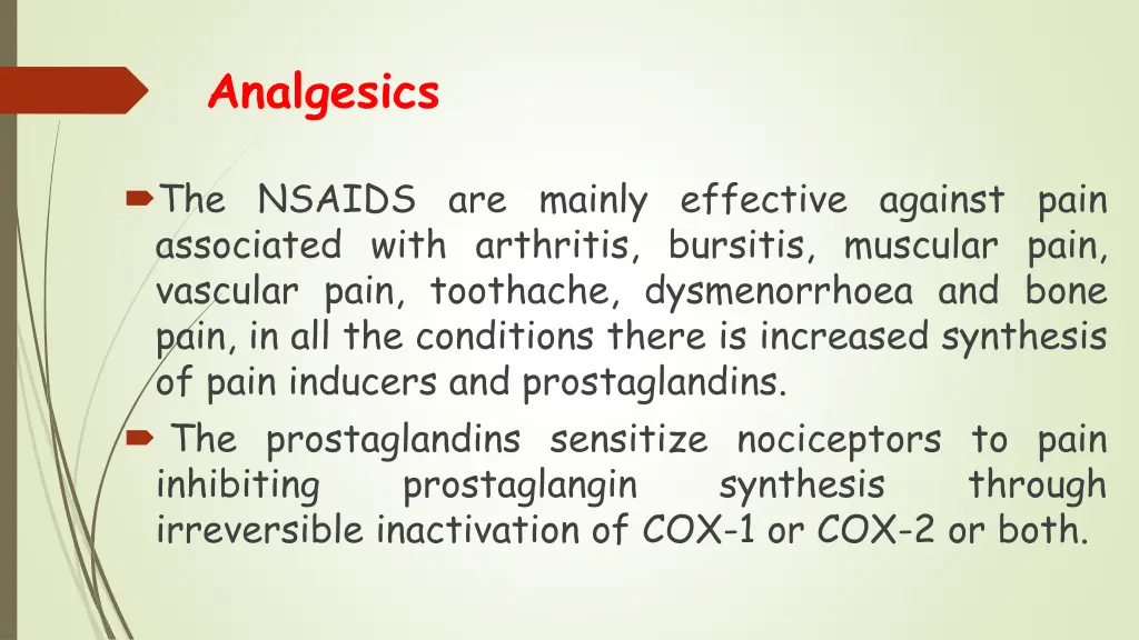 analgesics