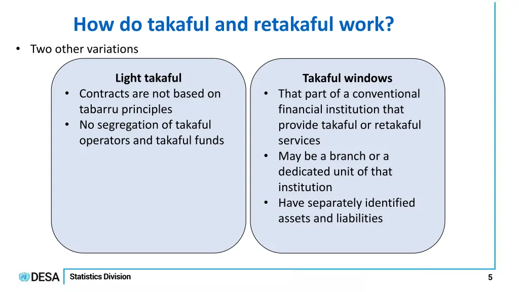 how do takaful and retakaful work two other