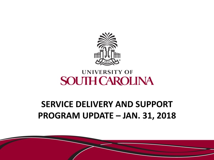 service delivery and support program update