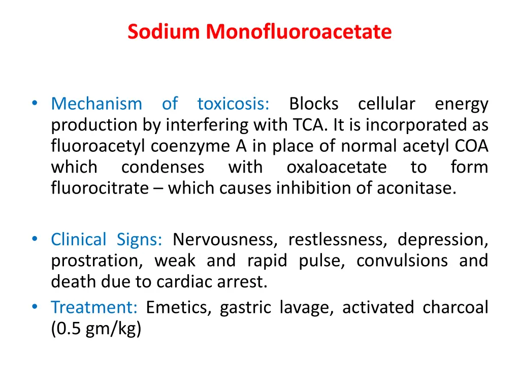 sodium monofluoroacetate