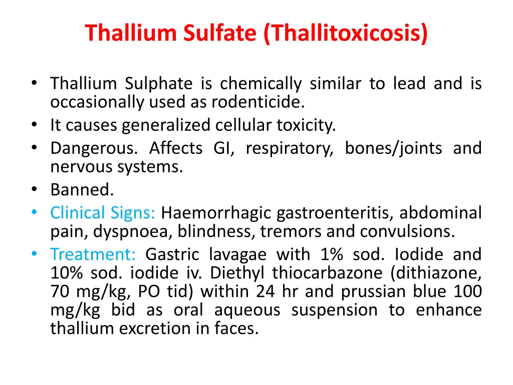 thallium sulfate thallitoxicosis