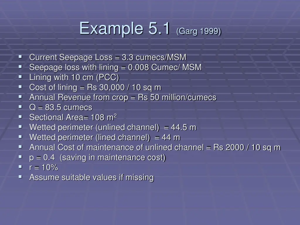 example 5 1 garg 1999