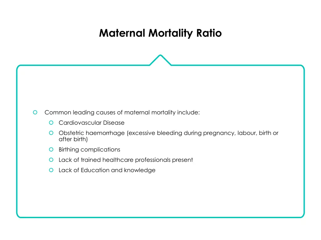 maternal mortality ratio 1