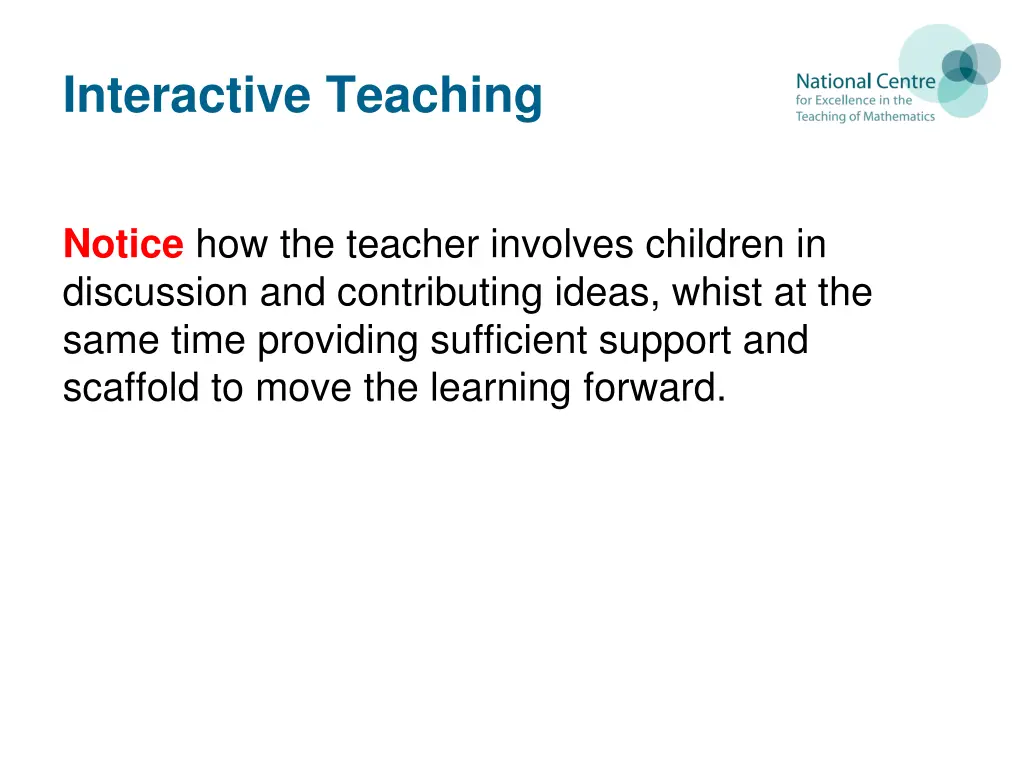 interactive teaching