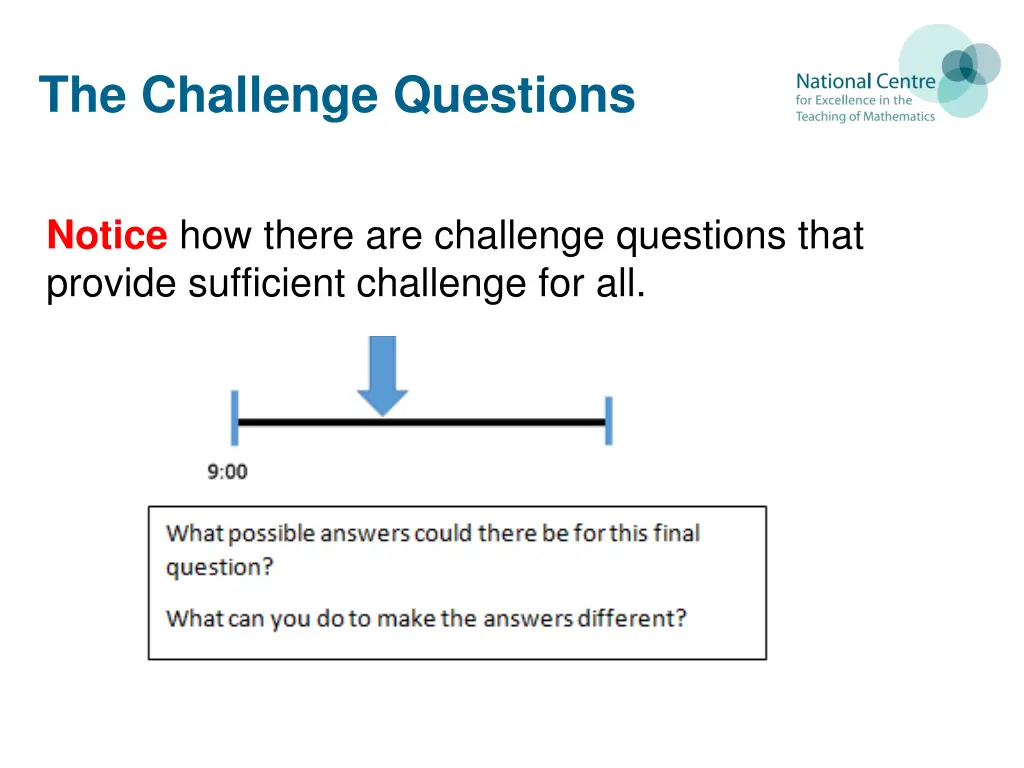 the challenge questions