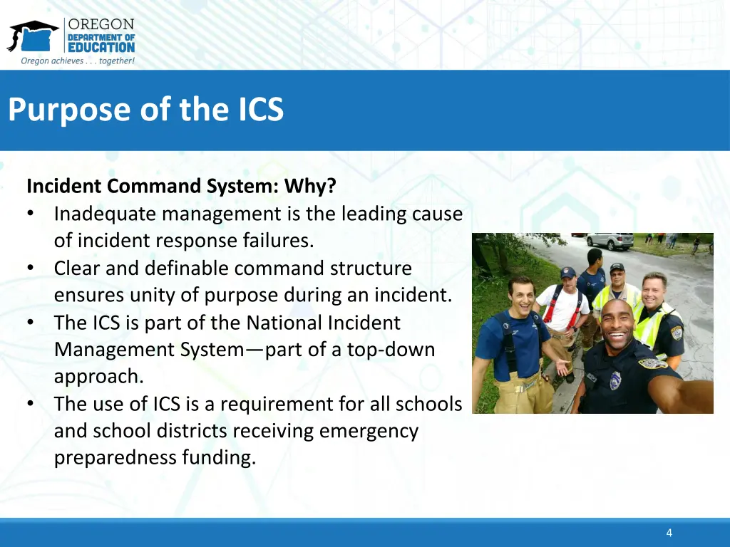 purpose of the ics