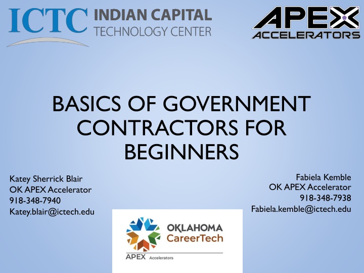 basics of government contractors for beginners