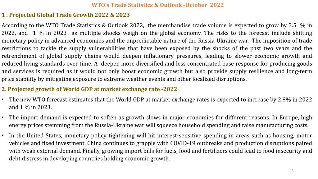 wto s trade statistics outlook october 2022