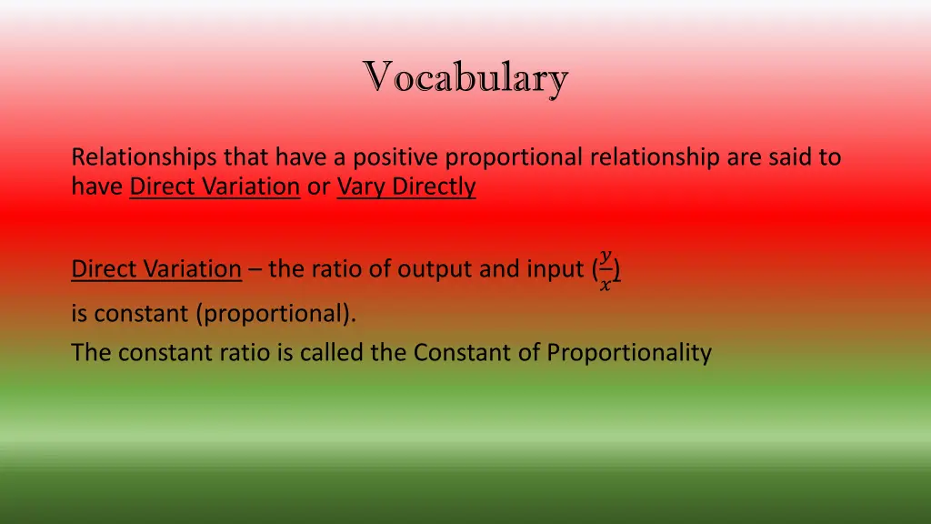 vocabulary 1