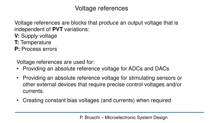 voltage references