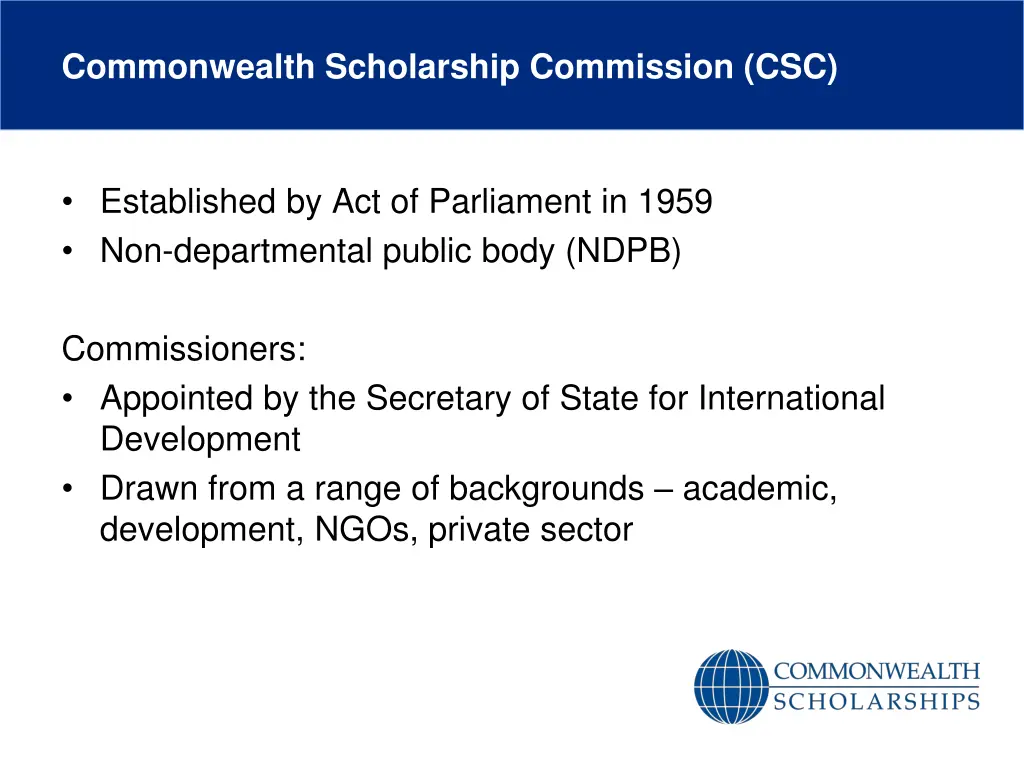 commonwealth scholarship commission csc