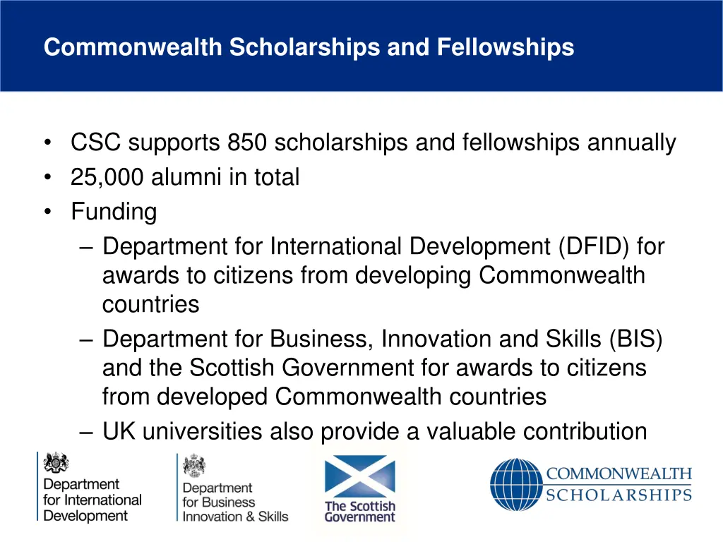 commonwealth scholarships and fellowships 1