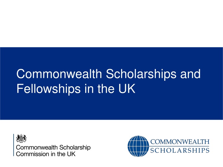 commonwealth scholarships and fellowships