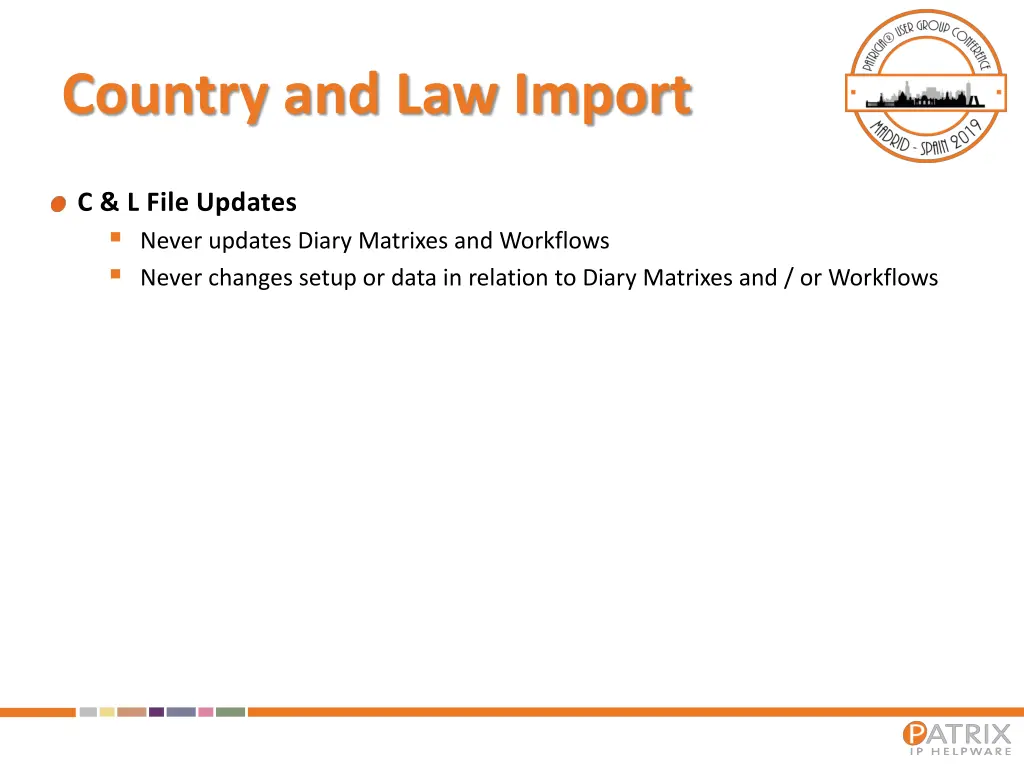 country and law import 1