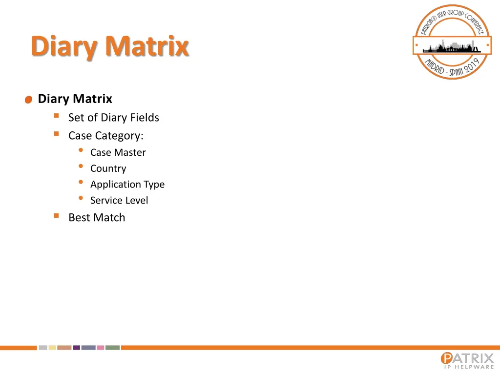 diary matrix