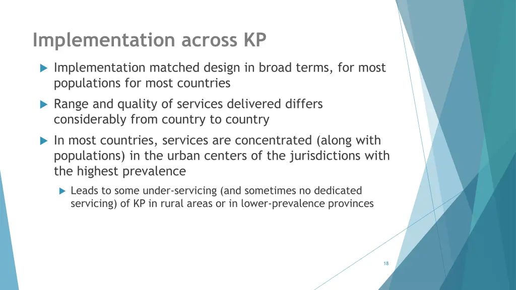 implementation across kp