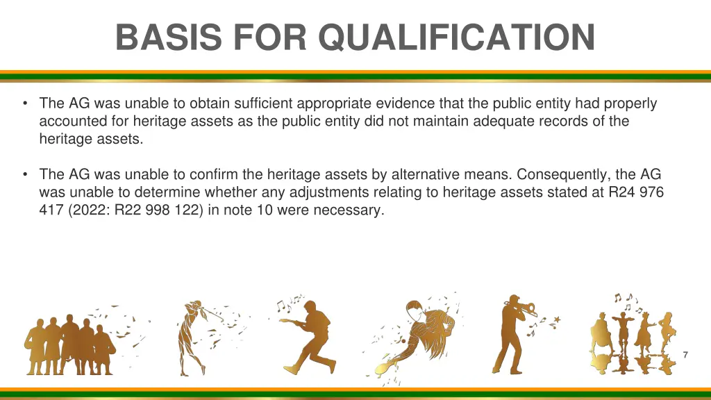 basis for qualification