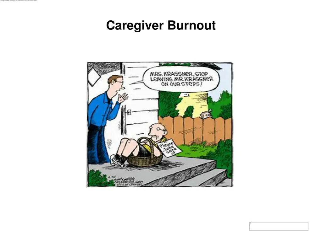 caregiver burnout