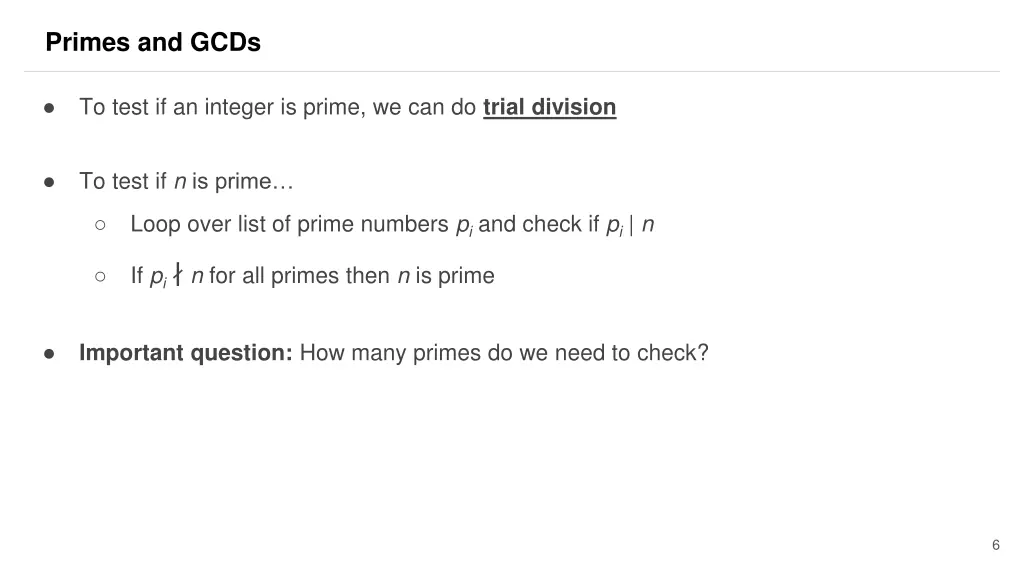 primes and gcds 2