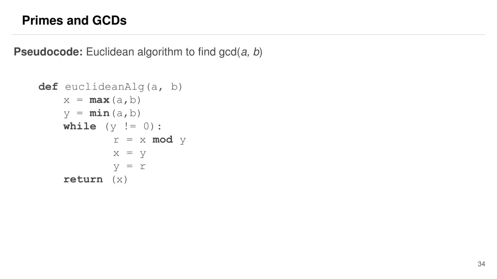 primes and gcds 20