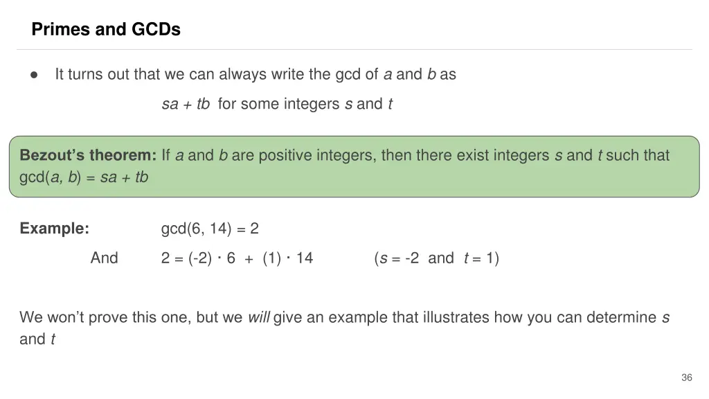 primes and gcds 22