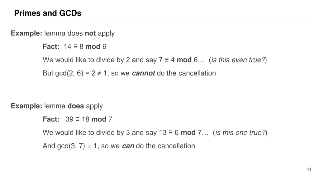 primes and gcds 25