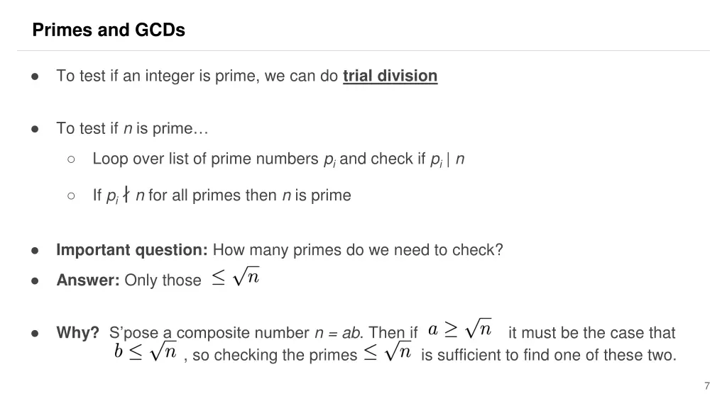 primes and gcds 3