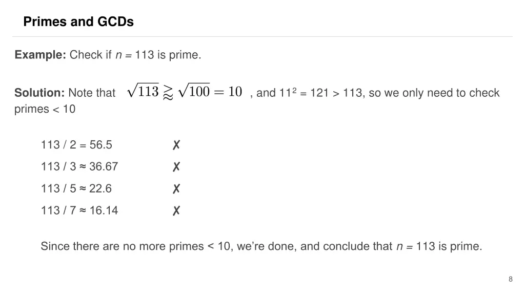 primes and gcds 4