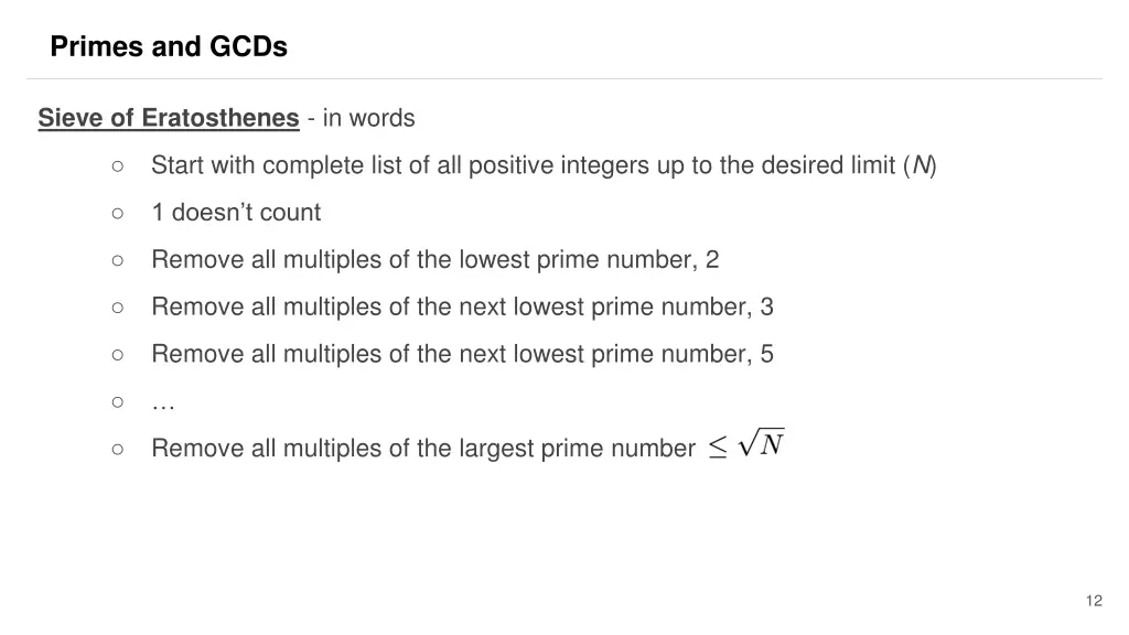 primes and gcds 8