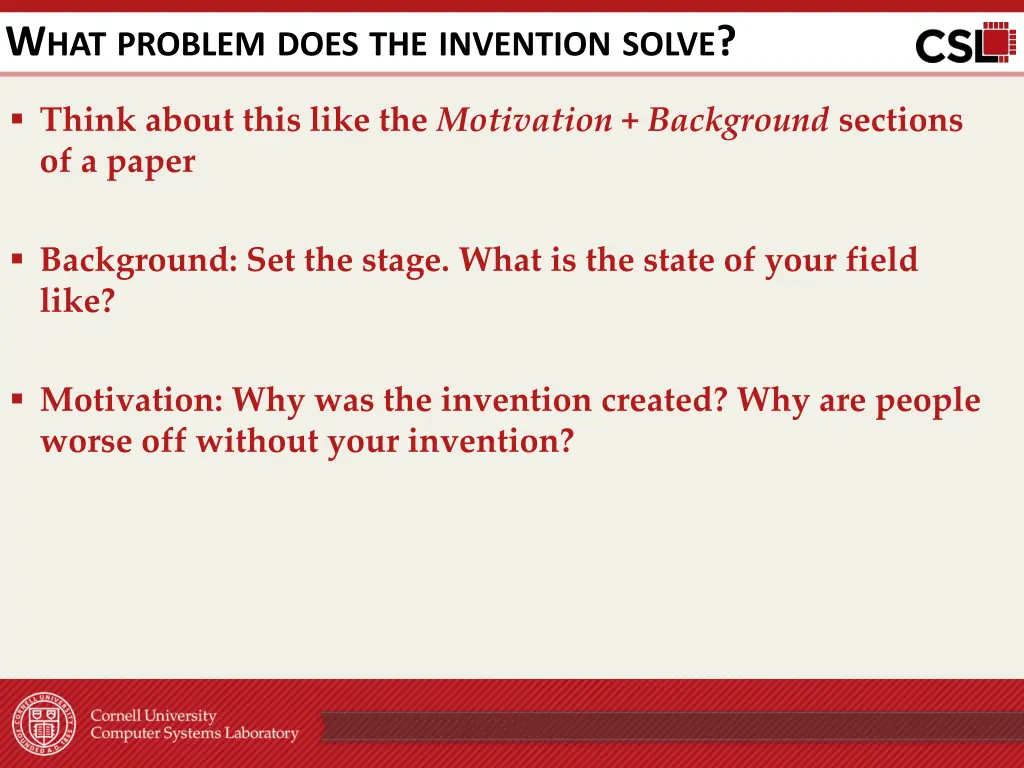 w hat problem does the invention solve