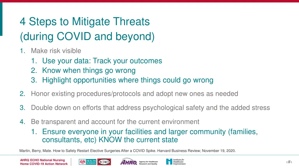 4 steps to mitigate threats during covid