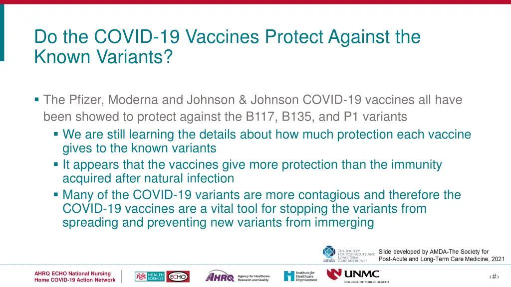 do the covid 19 vaccines protect against