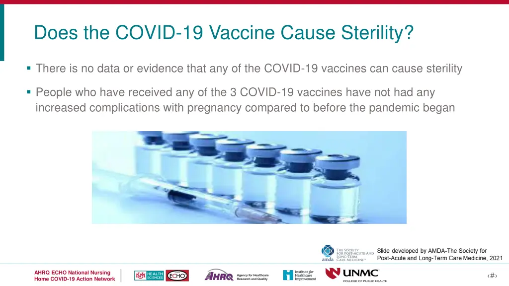 does the covid 19 vaccine cause sterility