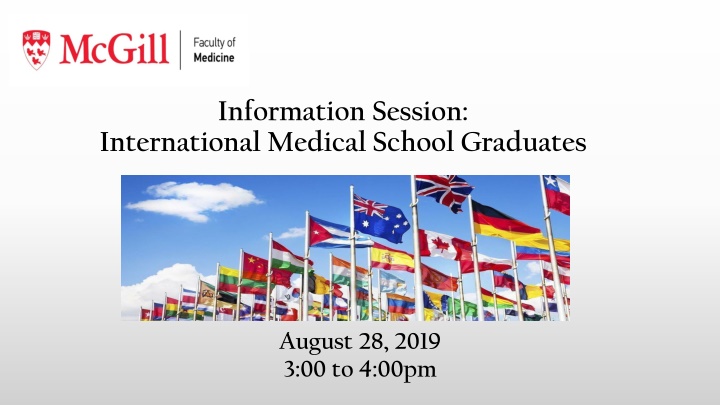 information session international medical school