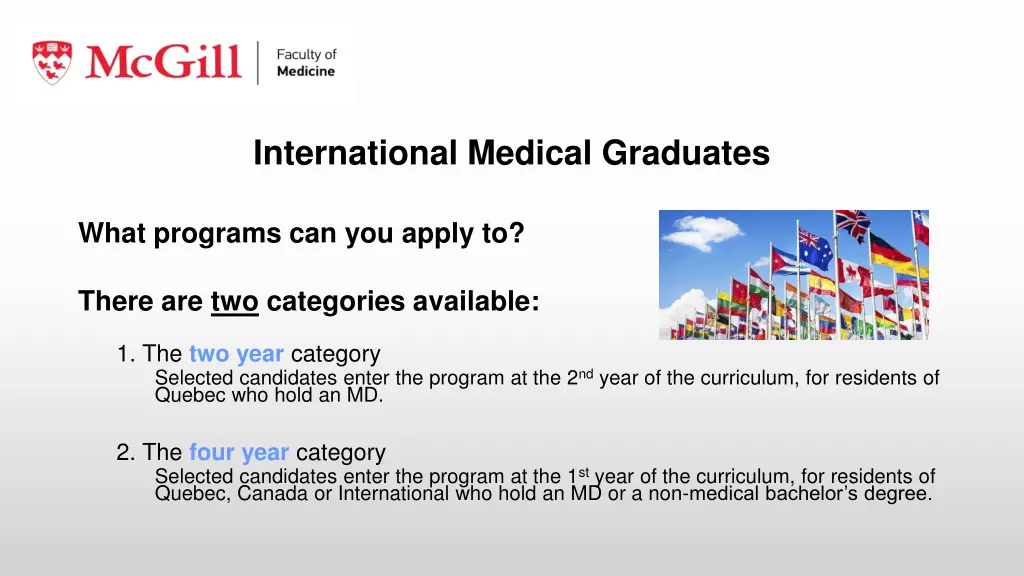 international medical graduates