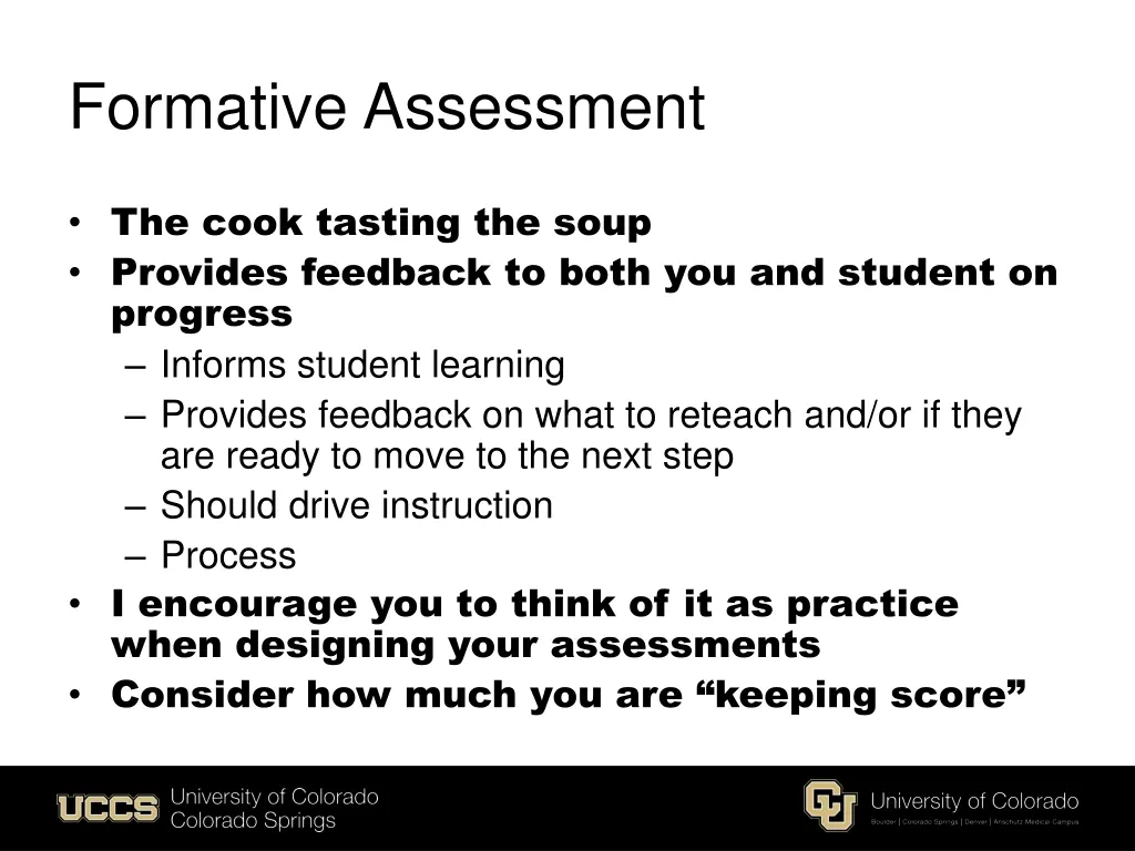 formative assessment