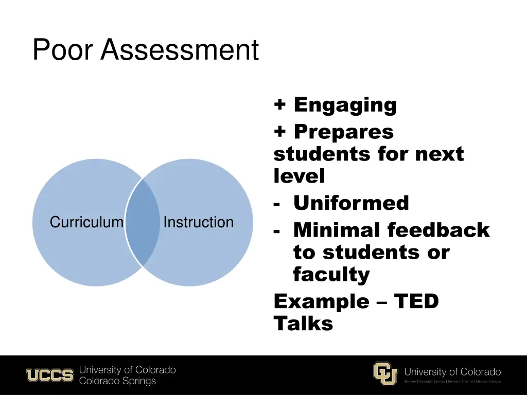 poor assessment