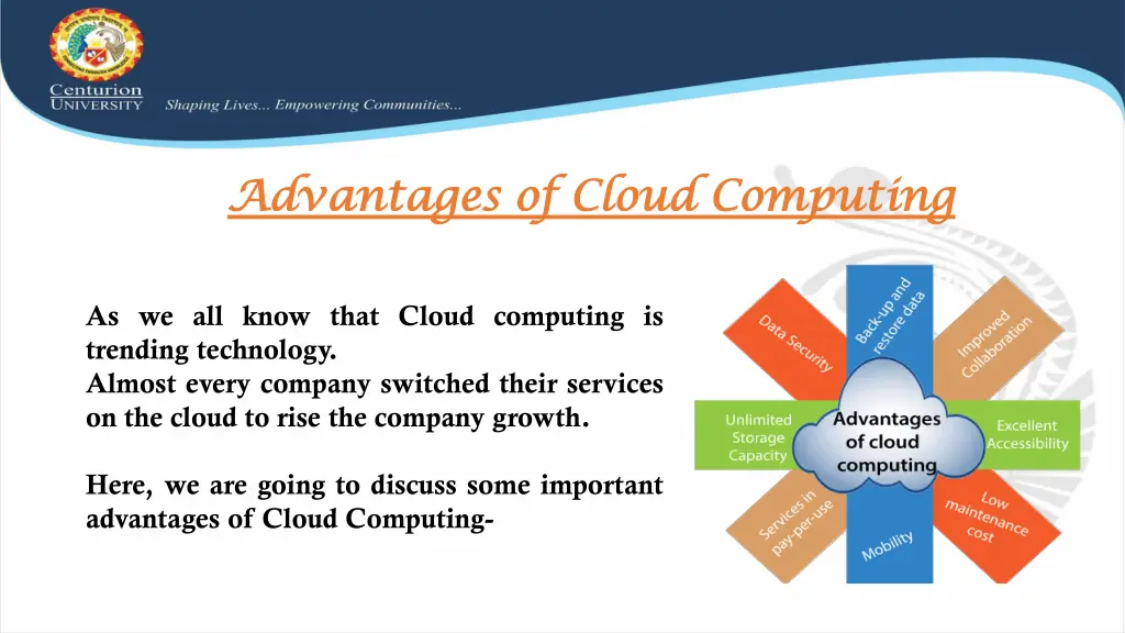 advantages of cloud computing advantages of cloud