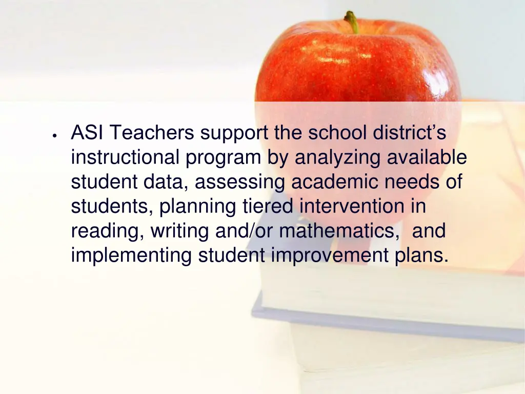 asi teachers support the school district