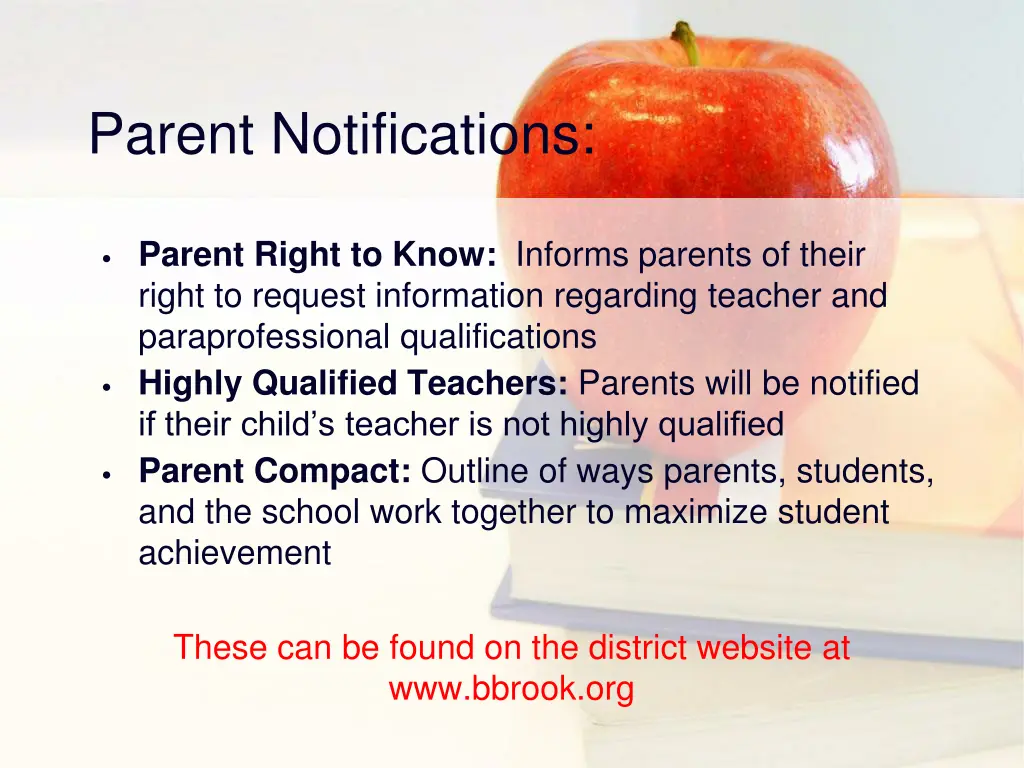 parent notifications