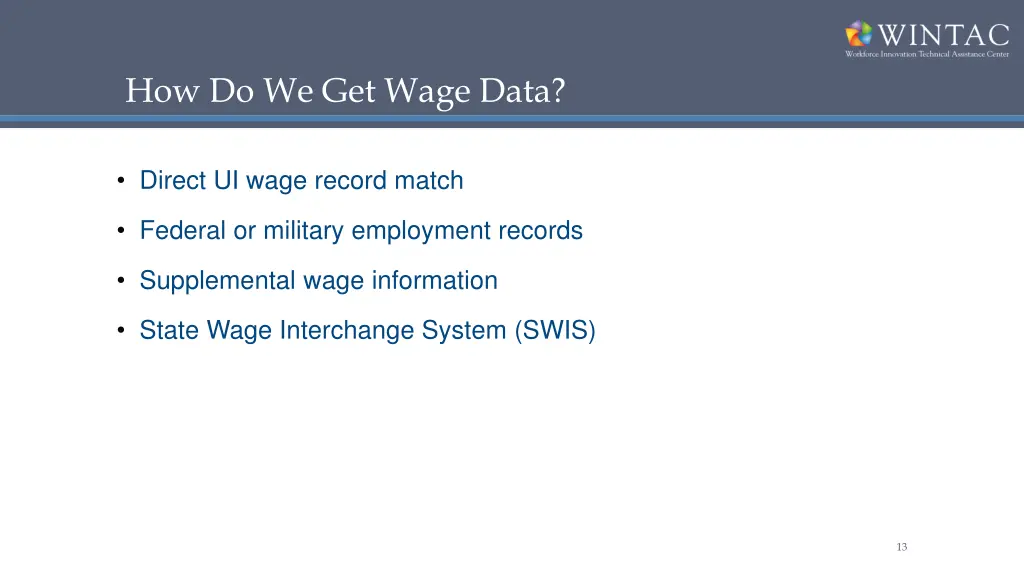 how do we get wage data